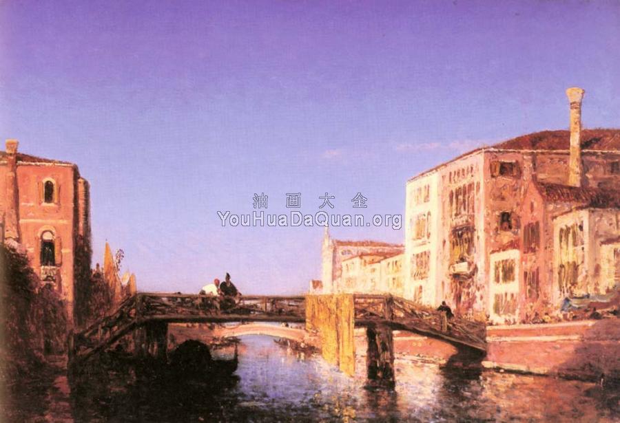 Le Pont de bois a Venise - 菲利克斯·泽姆